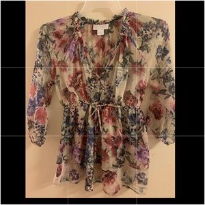 Jessica Simpson maternity top small